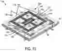 Fig. 12 - Microwave metadevice comprising a substrate having thereon a resonator loop with at least one gap and at least one electrochemical transistor disposed therein