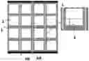Fig. 01 - SEMI-TRANSPARENT MULTI-CELL PHOTOVOLTAIC DEVICE