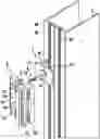 Fig. 01 - Switch cabinet arrangement with a switch cabinet and at least one power strip