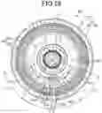 Fig. 42 - Armature with winding segments having conductors engaged with end plates secured to an armature core