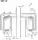 Fig. 57 - Armature with winding segments having conductors engaged with end plates secured to an armature core