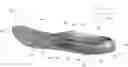 Fig. 01 - Footwear midsole with anisotropic mesh and methods of making the same