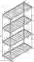 Fig. 01 - SHELF SUPPORT BEAMS AND SHELVING UNITS UTILIZING SAME