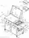 Fig. 01 - Outdoor cooking station with range portion and method thereof