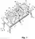 Fig. 02 - Heating table with adjustable-height grill