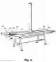 Fig. 07 - Heating table with adjustable-height grill