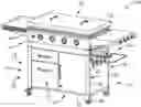 Fig. 01 - Outdoor cooking station and system with removable insulated insert and and method thereof