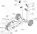 Fig. 01 - Stowable wheeled weight training sled