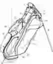 Fig. 01 - GOLF BAG WITH FOLD OUT CRUSH ZONE