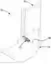 Fig. 01 - Adjustable support system for hanging cabinet doors
