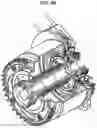 Fig. 07 - Drive train comprising two separate shiftable gear mechanisms which are coupled by means of intermediate gear mechanisms
