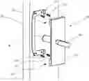 Fig. 01 - Privacy Lock And Flush Pull With Integrated Strike Lockset