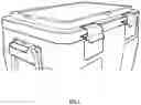 Fig. 02 - Detachable and Reversible Cooler Lid Hinge Assembly