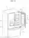 Fig. 03 - Refrigerator having panel assembly covering opening of outer plate of door