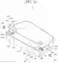 Fig. 11 - Refrigerator having panel assembly covering opening of outer plate of door