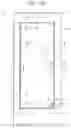 Fig. 13 - Refrigerator having panel assembly covering opening of outer plate of door
