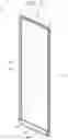 Fig. 18 - Refrigerator having panel assembly covering opening of outer plate of door
