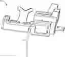 Fig. 01 - Archery arrow rest orthogonal cord force device