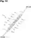 Fig. 13 - Archery arrow rest orthogonal cord force device