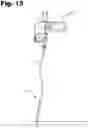 Fig. 14 - Archery arrow rest orthogonal cord force device