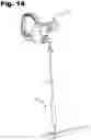 Fig. 15 - Archery arrow rest orthogonal cord force device