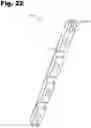 Fig. 23 - Archery arrow rest orthogonal cord force device