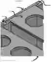 Fig. 05 - EXPLOSIVE PROJECTILE LAUNCH SYSTEM RACK WITH FIBER AND ADHESIVE CONNECTION AND CONNECTION REINFORCEMENT INTERLOCKING MEMBERS MODULAR REPLACEMENT SHATTER RESISTANT MATERIAL AND LIGHT EMITTING MATERIAL