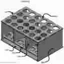 Fig. 07 - EXPLOSIVE PROJECTILE LAUNCH SYSTEM RACK WITH FIBER AND ADHESIVE CONNECTION AND CONNECTION REINFORCEMENT INTERLOCKING MEMBERS MODULAR REPLACEMENT SHATTER RESISTANT MATERIAL AND LIGHT EMITTING MATERIAL