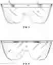Fig. 04 - Eye shields with selectively releasable snap-fit assembly