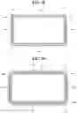 Fig. 19 - Display device comprising a display panel having a front surface with an outer border line that is visible from a front of the display device