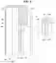 Fig. 32 - Display device comprising a display panel having a front surface with an outer border line that is visible from a front of the display device
