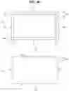 Fig. 33 - Display device comprising a display panel having a front surface with an outer border line that is visible from a front of the display device
