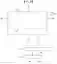 Fig. 37 - Display device comprising a display panel having a front surface with an outer border line that is visible from a front of the display device