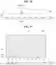 Fig. 66 - Display device comprising a display panel having a front surface with an outer border line that is visible from a front of the display device