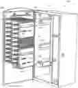 Fig. 01 - Lottery ticket dispensing unit with a shuttle separator device