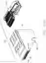 Fig. 13 - Differential signal electrical connector with grounding contacts extending from shielding plates