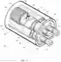 Fig. 25 - System for the extraction of energy from the electric field of power cables