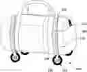 Fig. 01 - LUGGAGE BAG WITH DETACHABLE WHEELS