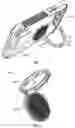 Fig. 02 - Interlocking magnetic device mount with foldable ring stand