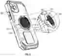 Fig. 04 - Interlocking magnetic device mount with foldable ring stand