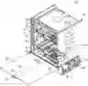 Fig. 01 - Dishwasher with drain assembly and check valve