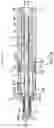 Fig. 07 - Ablation catheter with dedicated fluid paths and needle centering insert