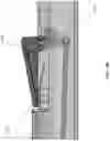 Fig. 50 - Exercise machine arm with single-handed adjustment