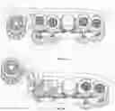 Fig. 02 - Power-driven shoe device wheel configuration with combined translational and rotational hinge mechanism and integrated gear-bushing assembly