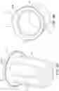 Fig. 08 - Expansion membrane assembly and filter head in exhaust fluid filter assembly
