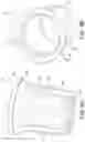 Fig. 10 - Expansion membrane assembly and filter head in exhaust fluid filter assembly
