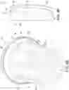 Fig. 12 - Expansion membrane assembly and filter head in exhaust fluid filter assembly