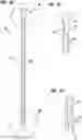 Fig. 14 - Filter element having inner support and methods