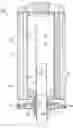 Fig. 01 - Separating device for separating a fluid from gas as well as separating element and coupling element for such a separating device