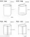 Fig. 21 - Blow molding method, composite preform, composite container, inner label member, and plastic member